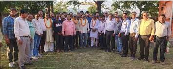 ऋषिकेश स्थल जल संस्थान कार्यालय परिषद में आयोजित उत्तराखंड जल संस्थान कर्मचारी संघ के वार्षिक चुनाव में निर्वाचित पदाधिकारी