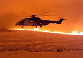 आइसलैंड: चौथा ज्वालामुखी विस्फोट, ग्रिंडाविक में लावा