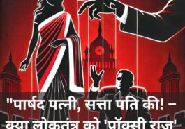 पार्षद पत्नी, सत्ता पति की! – क्या लोकतंत्र को 'प्रॉक्सी राज' का रोग लग गया