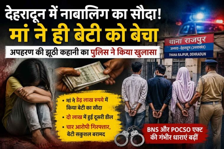 मां ने ही 15 वर्षीय बेटी का कराया सौदा,
